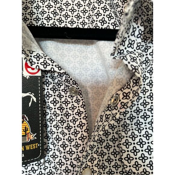 NWT American West Button Up Western Shirt - Picture 3 of 7